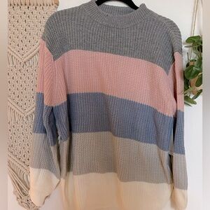 NWT Fable/Red Dress Boutique Multicolor Sweater